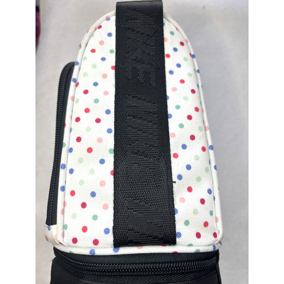 Nike Softside Lunchbox Fuel Pack 2.0 White Polka Dot Insulated Compact Size - Picture 3 of 6